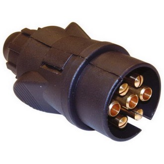 FICHE POUR REMORQUE 7 BROCHES PLAST