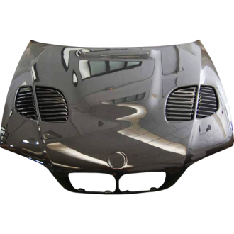 Capot Carbone BMW E46 '02-06 2P. Look M3 GTR C/T