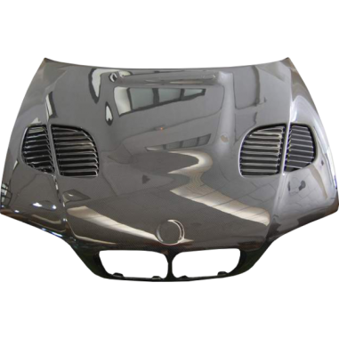 Capot Carbone BMW E46 '02-06 2P. Look M3 GTR C/T