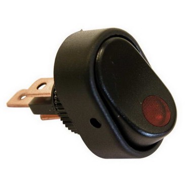 INTERRUPTEUR LED ROUGE 30A