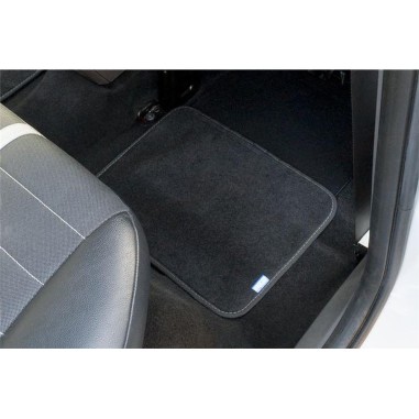 4 TAPIS SPARCO MOQUETTE NOIR GRIS 