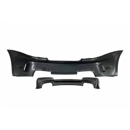 Pare-choc arrière BMW E82 / E88  Look M1 07-11 Double Sortie
