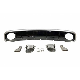 Diffuseur arrière Audi A6 Sedan / Avant C7 2011-2014 Look...