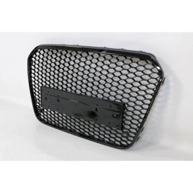 Calandre Audi A6 11-15 C7 Look RS6 Noir
