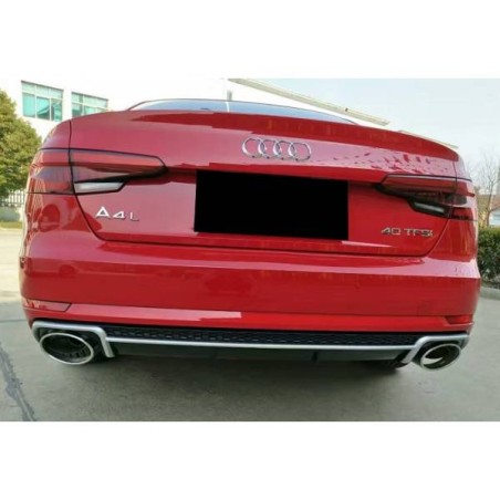 Diffuseur arrière Audi A4 B9 2016+ Look RS4