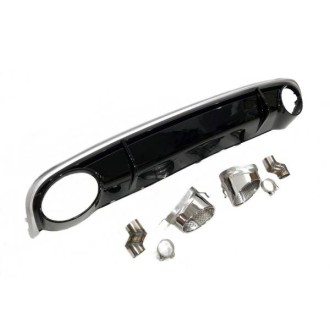 Diffuseur arrière Audi A4 / A4 Avant B8 08-12 Look RS4 ABS 2