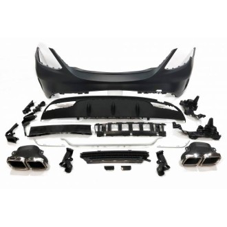 Pare-choc arrière Mercedes W205 2014-2018 4P Look C63...