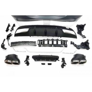 Pare-choc arrière Mercedes W205 2014-2018 4P...