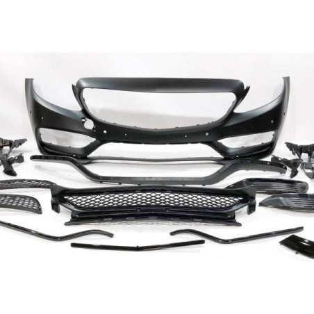 Pare - Choc Avant Mercedes W205 2014-2018 2P / 4P / SW look AMG C63