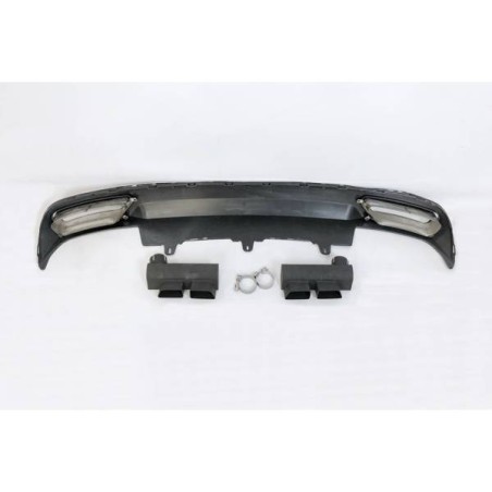 Diffuseur arrière Audi A6 Sedan / Avant C7 4G 2011-2015 Look W12 ABS