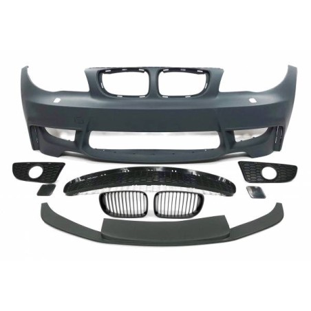 Pare-Choc Avant BMW E82/E88/E87/E81 Look M1 Déflecteur Avant