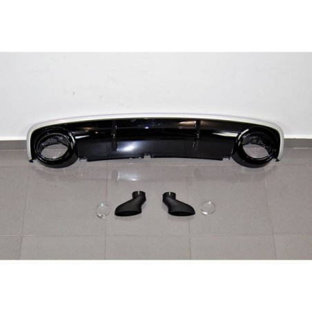 Diffuseur arrière Audi A6 Sedan / Avant C6 2004-2008 Look RS6 ABS
