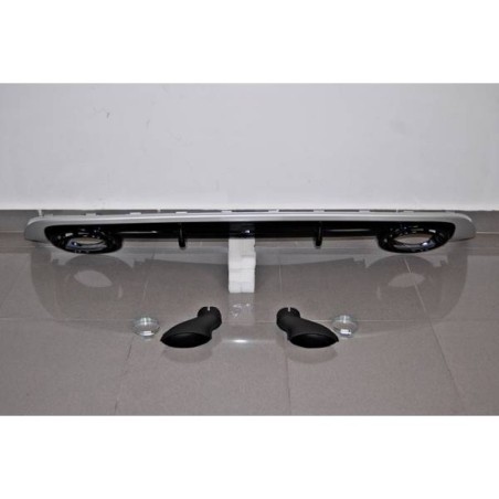Diffuseur arrière Audi A6 Sedan / Avant C6 2009-2012 Look RS6 ABS