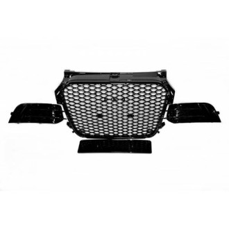 Calandre Audi A1 2012-2015 Look RS1 Black Carcasse...