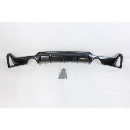 Diffuseur arrière BMW F32 / F33 / F36 Look M Performance 2 Sorties Noir brillant