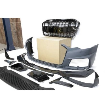 Pare-Choc Avant Audi A6 C8 2020+ Look RS6 Carbone