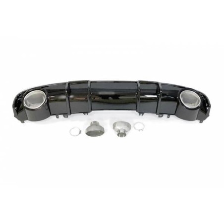 Diffuseur arrière Audi A4 2016+ B9 Look RS4 ABS