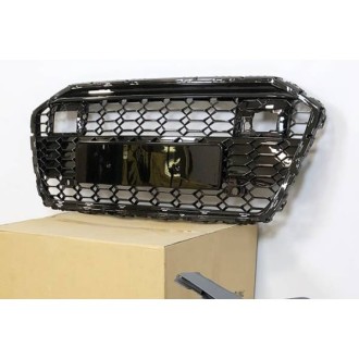 Calandre AUDI A6 2020 C8 Look RS6 Noir 2