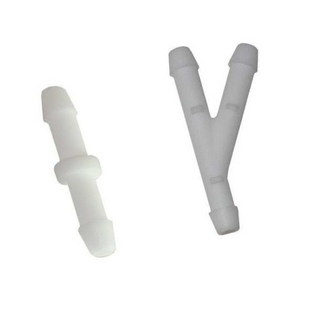 KIT CONNECTEUR Y + PROLONGATEUR POUR TUYAU LAVE GLACE Ø5MM