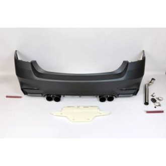 Pare-choc arrière BMW F30 Look M3 2 Sorties, Echappement 2