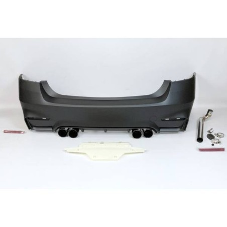 Pare-choc arrière BMW F32 / F33 / F36 Look M4 2 Sorties, Echappement