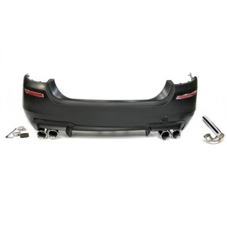 Pare-choc arrière BMW F10 10-16 Look M5 2 Sorties, Echappement