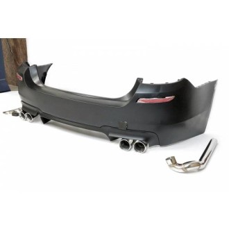 Pare-choc arrière BMW F10 10-16 Look M5 2 Sorties,... 2