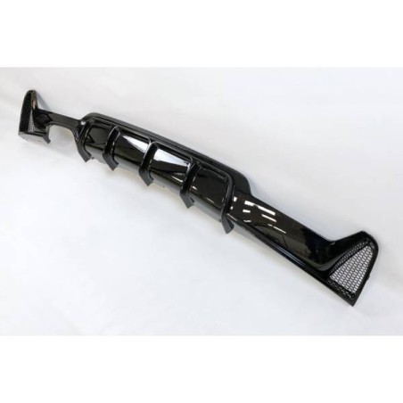Diffuseur arrière BMW F32 / F33 / F36 Look M Performance Noir brillant