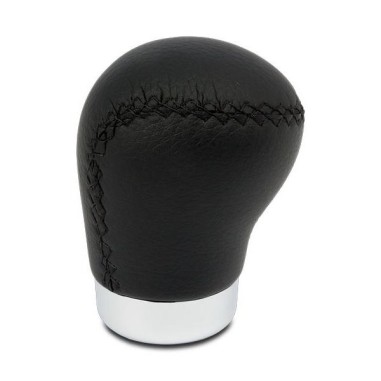 POMMEAU CUIR NOIR BAGUE DE MARCHE A