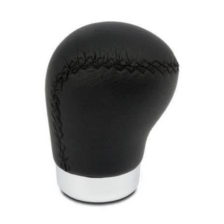 POMMEAU CUIR NOIR BAGUE DE MARCHE A