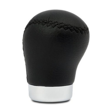 POMMEAU CUIR NOIR BAGUE DE MARCHE A