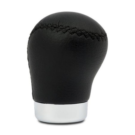 POMMEAU CUIR NOIR BAGUE DE MARCHE A