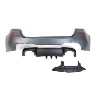 Pare-choc arrière BMW F11 10-16 Look M Performance Double...