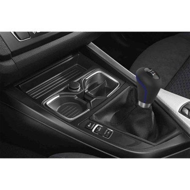 POMMEAU CUIR NOIR BLEU BAGUE MARCHE