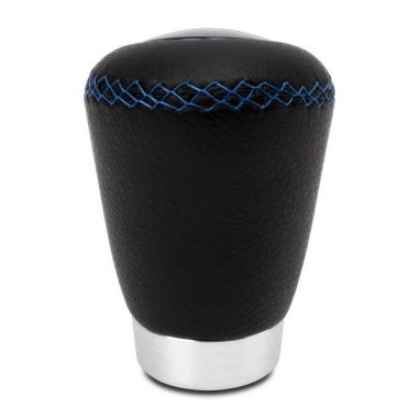 POMMEAU CUIR NOIR BLEU BAGUE MARCHE