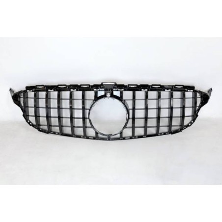 Calandre Mercedes W205 2015-2018 Full Black Caméra