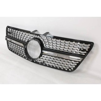 Calandre Mercedes W164 LCI 2009-02012 Look Diamond Black 2