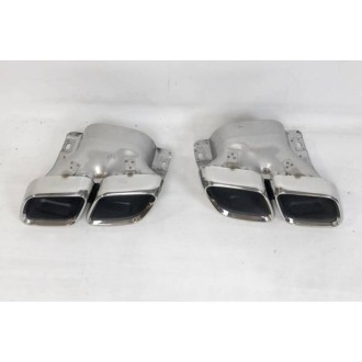 Sortie D'Échappement Mercedes W205 2019 Chrome