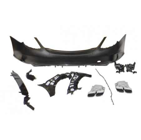 Pare-choc arrière Mercedes W205 4P 2014-2021 Look C63 New