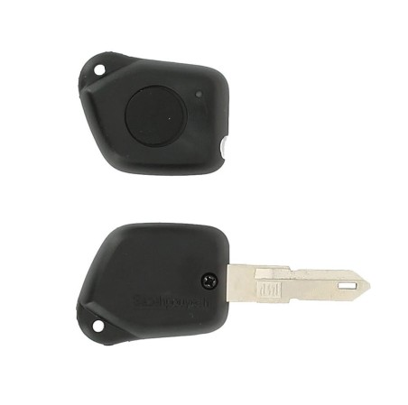 COQUE CLE ADAPTABLE PSA 1 BOUTON LAME CRANTEE FIXE
