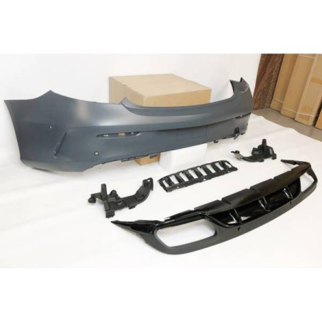Pare-choc arrière Mercedes W205 2P 14-18 / 19+ Look E53