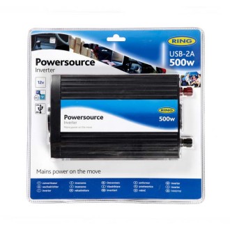 CONVERTISSEUR 12V 500 WATTS + USB2A 2