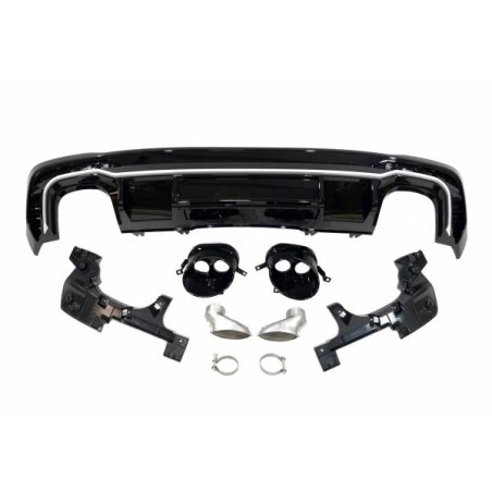 Diffuseur arrière Audi A4 2020+ Look RS4