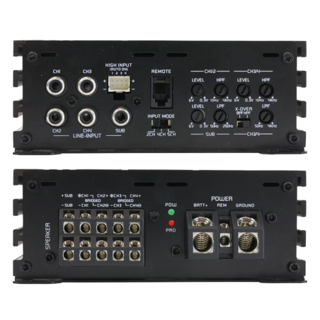 GZHAMINIFIVE AMPLIFICATEUR TAILLE MINI GROUND ZERO 5 CANAUX