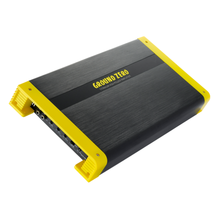 GZTA4230X-B AMPLIFICATEUR 4 CANAUX GROUND ZERO 4 OHMS ET 2 OHMS 1100WATTS MAX