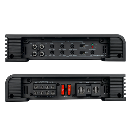 GZTA4230X-B AMPLIFICATEUR 4 CANAUX GROUND ZERO 4 OHMS ET 2 OHMS 1100WATTS MAX
