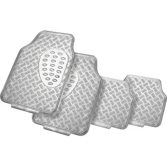 JEU DE 4 TAPIS CARBONE PVC AV + AR