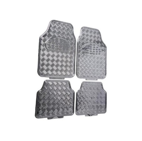 TAPIS PERALINE ALU/CARBONE 