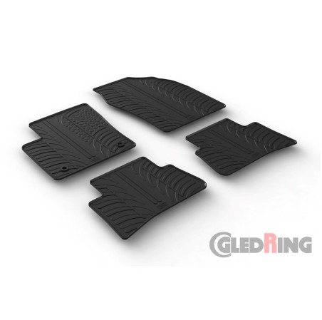 TAPIS CAOUTCHOUC TOYOTA CHR 2016-