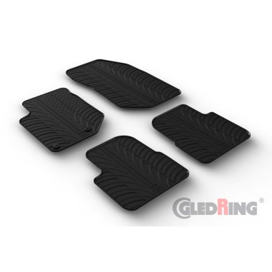 TAPIS CAOUTCHOUC CIT C4 3  5PORTES 
